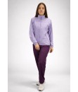 Conjunto Tactel Elastano Forrado Agasalho Butu Biru Lilás Roxo